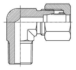 F-LINE DIN 2353 male elbows