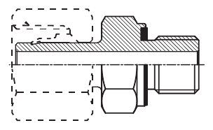 F-LINE DIN 2353 metric adaptors