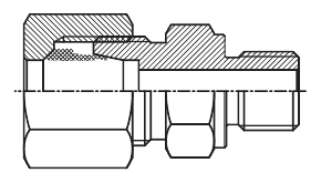 F-LINE DIN 2353 metric male connectors