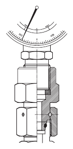 F-LINE DIN 2353 swivel gauge adaptors