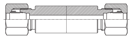 F-LINE DIN 2353 weld bulkhead connections