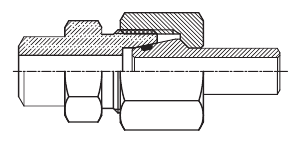F-LINE DIN 2353 welding connectors with nipple